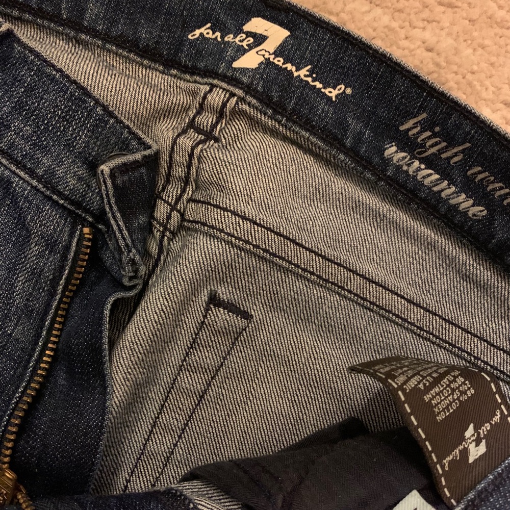 7 for all man kind high waisted denim